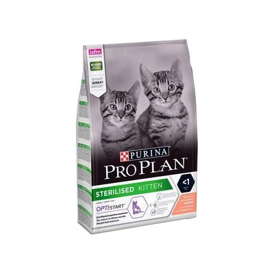 Purina Pro Plan Sterilised Kitten 10 кг корм для кошенят з куркою 4432 фото