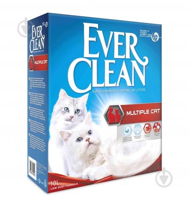 Ever Clean Наповнювач для котячого туалету Мультикет 10 л х123450 фото