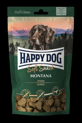 Ласощі Happy Dog Soft Snack Montana для собак великих порід (конина/картопля), 100 г 902218 фото