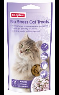 Beaphar No Stress Cat Treats 35г м'ясні подушечки для зняття стресу у котів BAR13219 фото