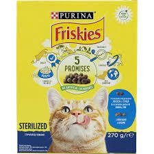 Сухой корм Friskies Sterile для кастрованих котів з лососем та овочами 270 г п100005 фото