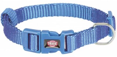Нашийник Trixie Premium для собак нейлон розмір XS-S синій 10 мм 22-35 см TX201402 фото