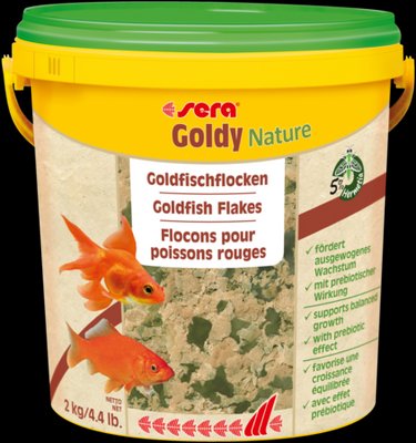 Sera Goldy Nature Пластівці для золотих риб 10 л (2кг) х45381 фото