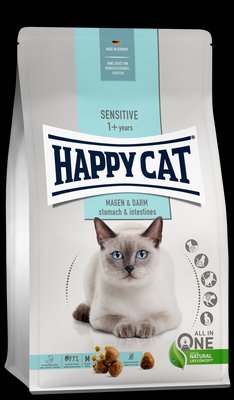 Happy Cat Sensitive Magen&Darm сухий дієтичний корм для котів при захворюваннях шкіри, 4 кг В70597 фото