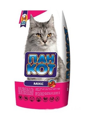 Корм для кішок Пан Кіт сухий мікс 10кг 901015 фото