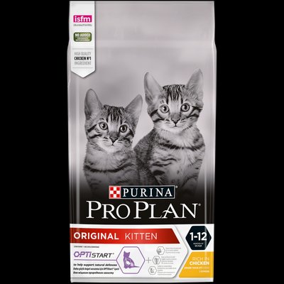 Purina Pro Plan Original Kitten 10 кг корм для кошенят з куркою п100063 фото