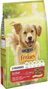 Сухий корм для дорослих активних собак Friskies Active з яловичиною 10 кг п100015 фото