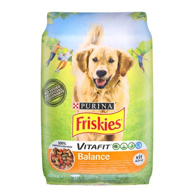 Корм сухий для собак Friskies Balance з куркою і овочами 10 кг п100016 фото