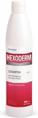 Гексодерм (Hexoderm) Дерматологічний шампунь з хлоргексидином 3% і кокосовим маслом для собак і кішок 200 мл 901166 фото