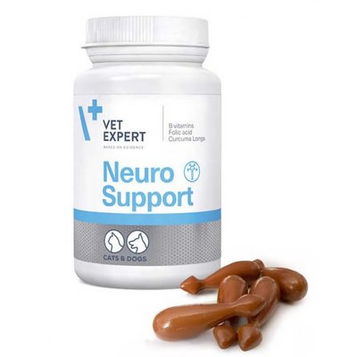 Кормова добавка VetExpert NeuroSupport для підтримки функції нервової системи у собак та котів 45 таблеток х203778 фото