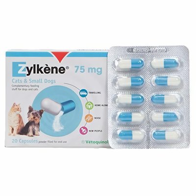 Зилкене (Zylkene) Vétoquinol 75 мг №10 (1капс/5кг) (для зняття стресу у собак і кішок) (термін до 04.2025 р) 901345 фото