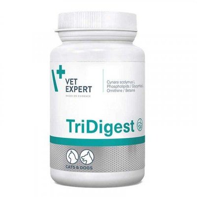 Кормова добавка Vet Expert TriDigest (Тридігест) для покращення травлення, 40 таблеток х200784 фото