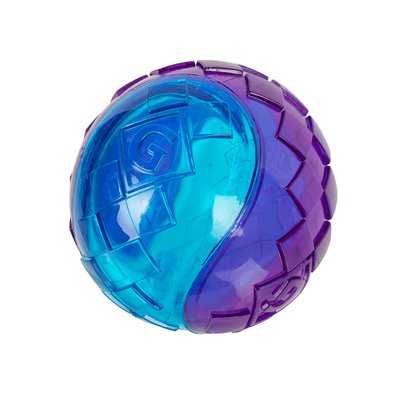 Іграшка для собак М'яч із пискавкою GiGwi BALL, гума, 8 см 2326 фото