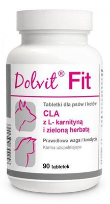 Вітамінно-мінеральна добавка для собак і кішок Dolvit Fit, 90 таб. 5936-90 фото