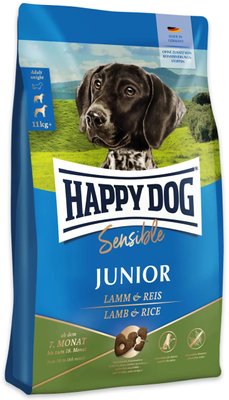 Happy Dog Sensible Junior Lamb&Rice сухой корм для юниоров средних и больших пород собак (7 - 18 мес.), 10 кг 61013 фото