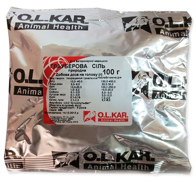 Глауберовая сіль упаковка 100 г, O.L.KAR. 5106 фото