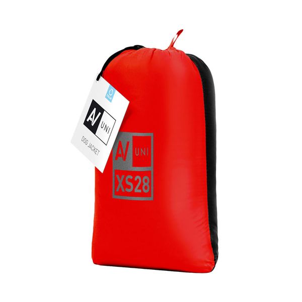 Курточка двостороння AiryVest UNI, розмір XS 28, червоно-чорна 2506 фото