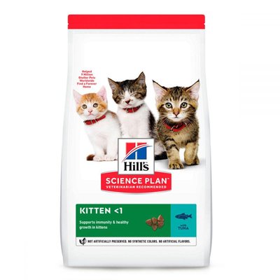 Hill's Science Plan Kitten Tuna Сухий корм для кошенят з тунцем, 0.3 кг 604051 фото