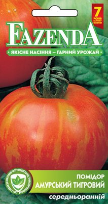 Насіння томату Амурський тигровий 0.1 г, FAZENDA, O. L. KAR 17421 фото