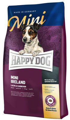 Happy Dog Mini Irland корм для собак дрібних порід з лососем і кроликом, 1 кг В60112 фото