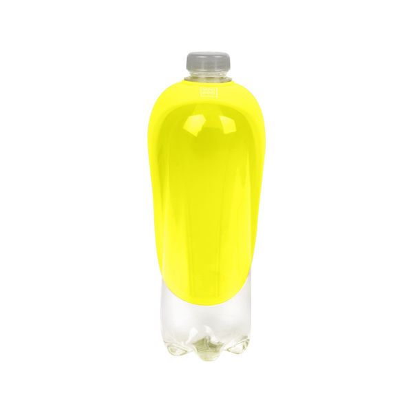 Поїлка-насадка на пляшку WAUDOG Silicone, 165х90 мм жовтий 50778 фото