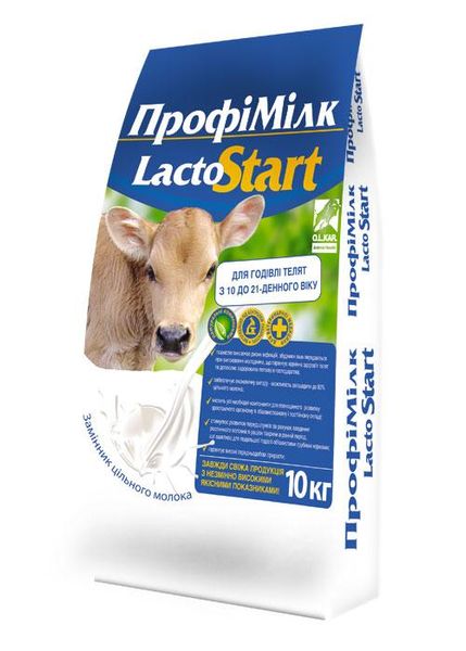 ПрофіМілк Лакто Старт для телят з 10-21 дня (замінник молока для телят), 10 кг O.L.KAR. 2791 фото
