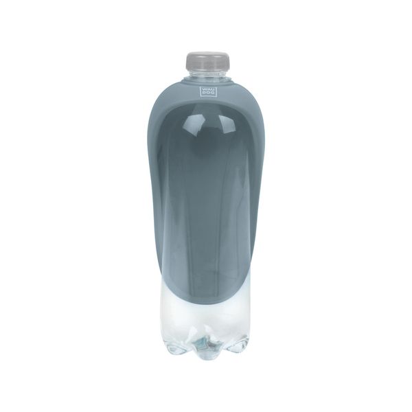 Поїлка-насадка на пляшку WAUDOG Silicone, 165х90 мм сірий 507711 фото