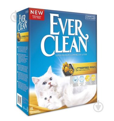 Ever Clean Наповнювач для котячого туалету Free Paws Чисті Лапки 6 л х123462-1 фото