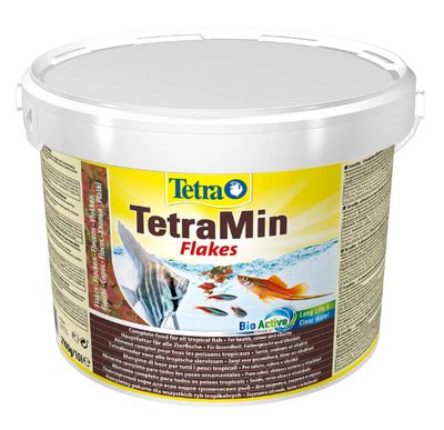 Сухий корм для акваріумних риб Tetra в пластівцях «TetraMin» 10 л\2.1кг (для всіх акваріумних риб) Tetra769939 фото