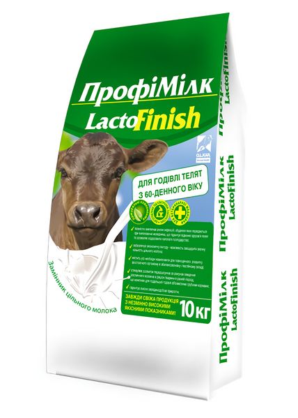ПрофиМилк Лакто Фініш для телят з 60 днів (замінник молока для телят), 10 кг O.L.KAR. 2795 фото