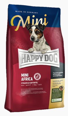 Happy Dog Mini Africa корм для собак дрібних порід (при харчовій алергії), 1 кг В60122 фото
