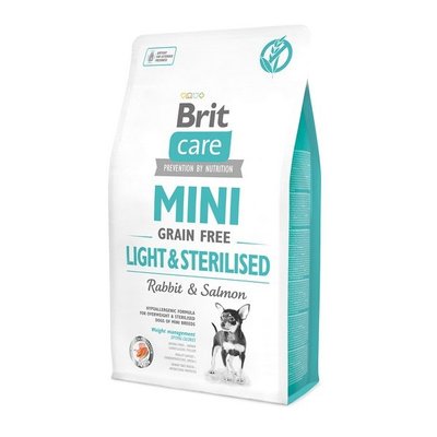 Сухий корм Brit Care Grain Free Mini Light & Sterilised для стерилізованих собак 2 кг 170785/1067 фото