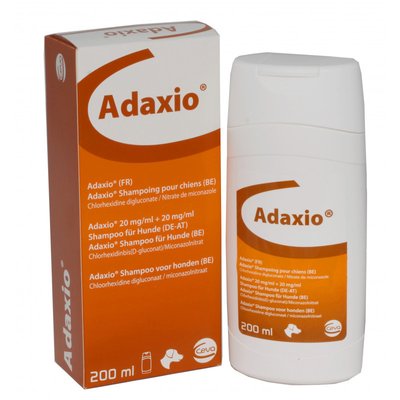 Шампунь Адаксио (Adaxio) - шампунь з хлоргексидином і миконазолом 200мл C11 фото