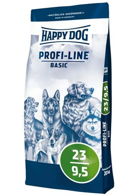 Happy Dog PROFI-LINE Profi Basic 23/9.5 збалансований сухий корм для всіх порід собак, 20 кг 3129 фото