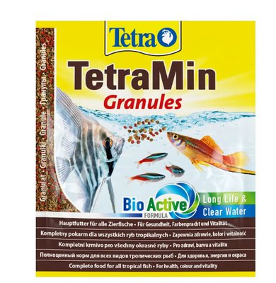 Сухий корм для акваріумних риб Tetra в гранулах «TetraMin Mini Granules» 15г (для всіх акваріумних риб) Tetra134492 фото