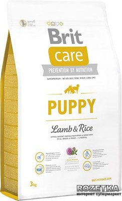 Сухий корм для цуценят усіх порід Brit Care Puppy All Breed Lamb & Rice 3 кг 132701/9805 фото