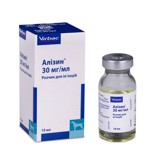 Алізин 30 мг/мл 10 мл Virbac Ветеринарний препарат для переривання небажаної вагітності у сук VIT07139 фото