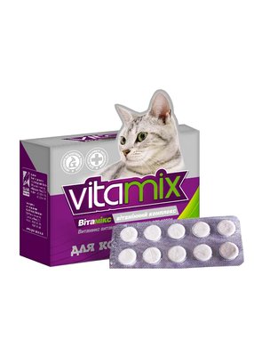 Вітамікс для котів №100 таблеток блістер 5191 фото