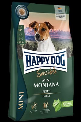Сухий корм Happy Dog Sens Mini Montana для собак малих порід з кониною та картоплею (беззерновою), 4 кг В61248 фото