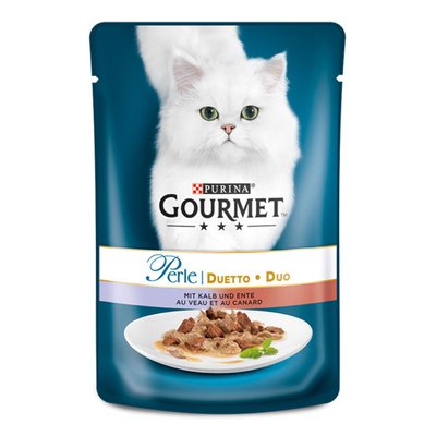Gourmet Perle (Пауч) Консерви для кішок міні філе в підливі з яловичиною і качкою / 85 гр 580024 фото