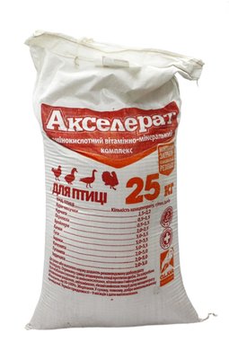 Акселерат для птиці (амінокислотний вітамінно-мінеральний комплекс), 25 кг O.L.KAR. 2103 фото