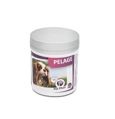 Ceva Pet Phos Pelage Dog вітаміни для захисту та покращення шкірного та шерстного покриву у собак, 50 табл. 50041 фото