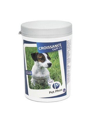 Ceva Pet Phos Croissance Ca/P=2 Growth Dog вітаміни для собак, яких годують домашнім раціоном, 100 табл. 50030 фото