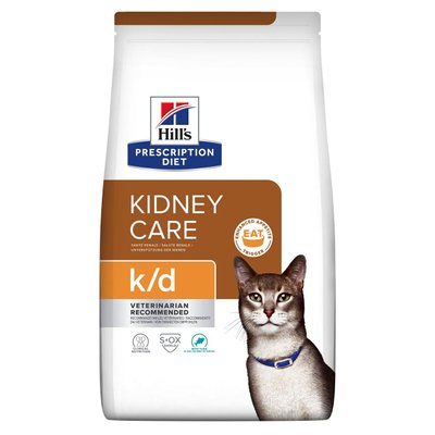 Hill's Prescription Diet Kidney Care Feline K/D - лікувальний корм для кішок з тунцем, 0.4 кг 605991 фото