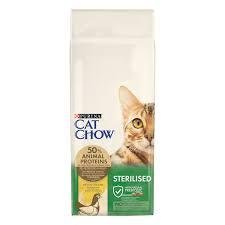 Сухий корм для дорослих стерилізованих котів Cat Chow Sterilised з куркою 1.5 кг п100019 фото