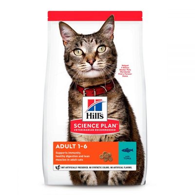Hills Science Plan Feline Adult Tuna Сухий корм для кішок з тунцем 1.5 кг 604073 фото