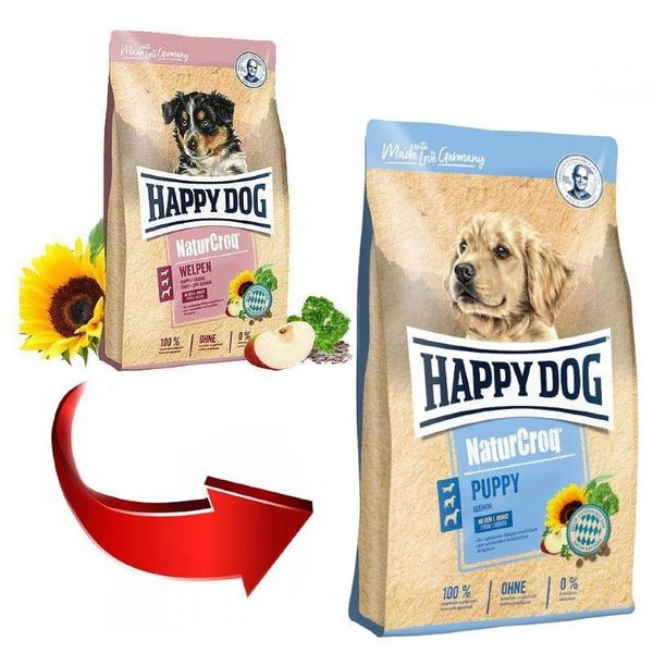 Happy Dog Natur Croq Welpen 15 кг - корм для цуценят всіх порід 12789 фото