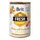 Brit Fresh Chicken with Sweet Potato Консерви для собак з куркою і бататом / 400 гр 100159/3893 фото 1