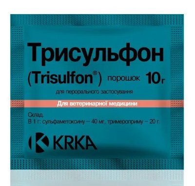Трисульфон порошок (оральний) 10 г KRKA 12467 фото