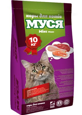 Корм для кішок Муся 10 кг мікс 18320 фото
